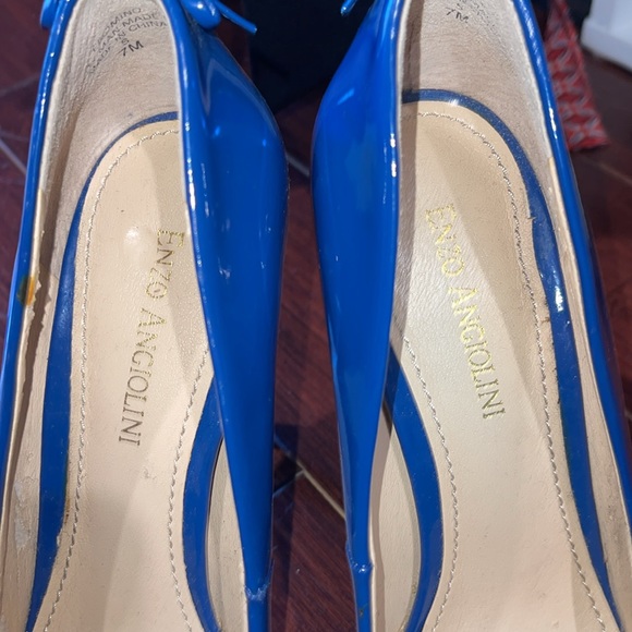 Enzo Angiolini beautiful blue heels - Picture 2 of 7